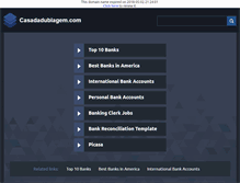 Tablet Screenshot of casadadublagem.com